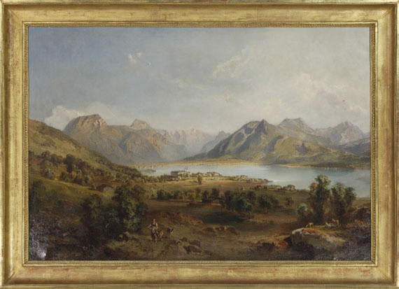  Süddeutsch - Blick auf den Tegernsee - Frame image