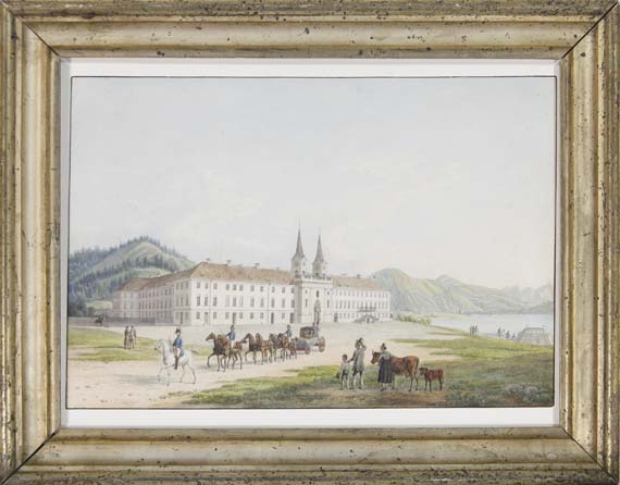 Heinrich Adam - Schloss Tegernsee - Frame image