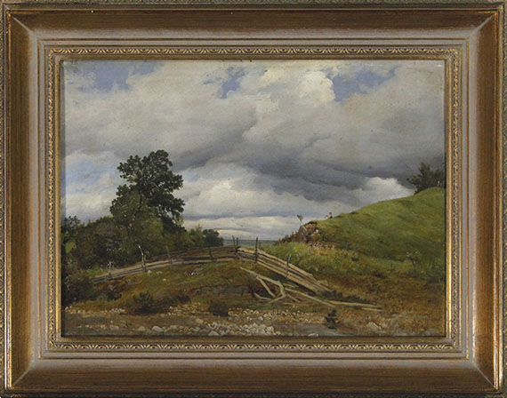 Georg Heinrich Crola - Am Chiemsee in Bayern - Frame image
