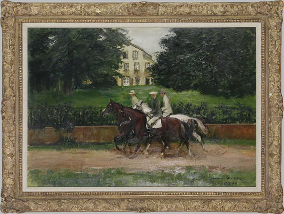 Otto Dill - Ritt durch den Schloßpark - Frame image