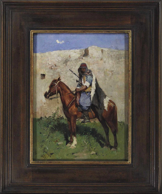 Franz Roubaud - Kaukasischer Reiter - Frame image