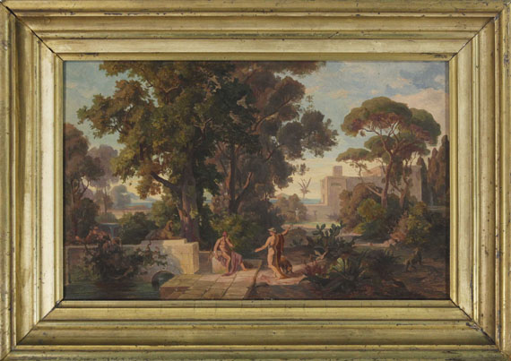 Friedrich Preller d. Ä. - Odysseus empfängt von Hermes das Moly - Frame image