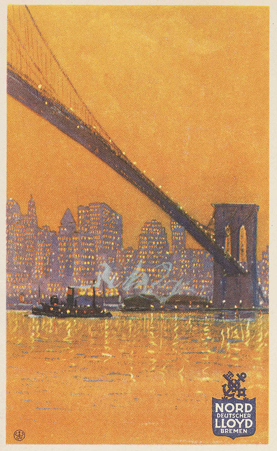   - Sammlung von Kreuzfahrt-Reisesouvenirs (Speisekarten etc.), in 39 Ordnern - 