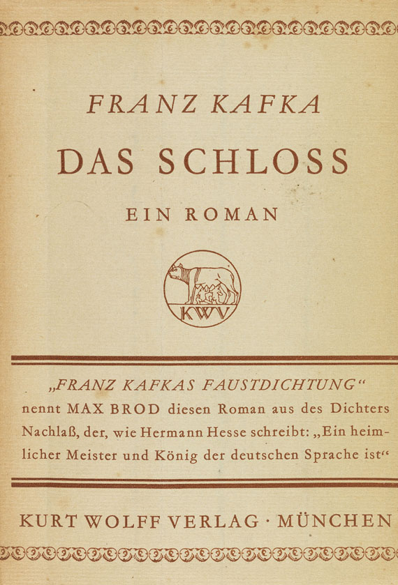 Franz Kafka - Das Schloss