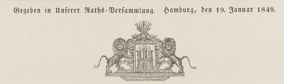   - Grundrechte des deutschen Volkes. Flugblatt - 