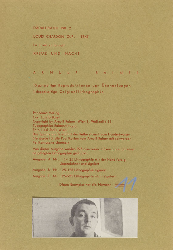 Arnulf Rainer - Louis Chardon, Kreuz und Nacht - 