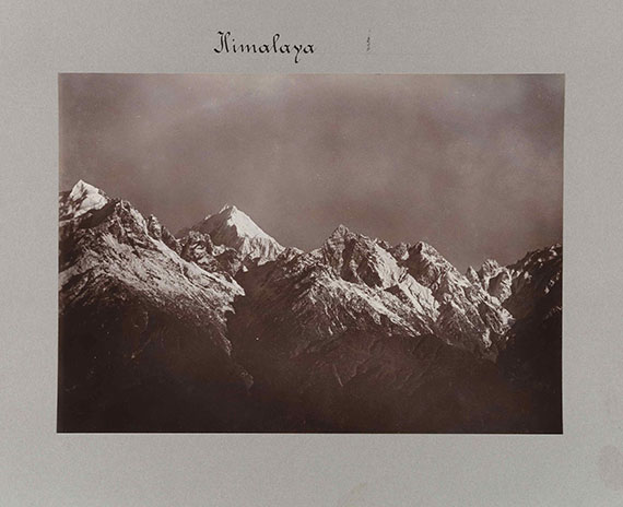   - Sammlung von ca. 200 Indien-Fotografien. Zus. 3 Teile - 