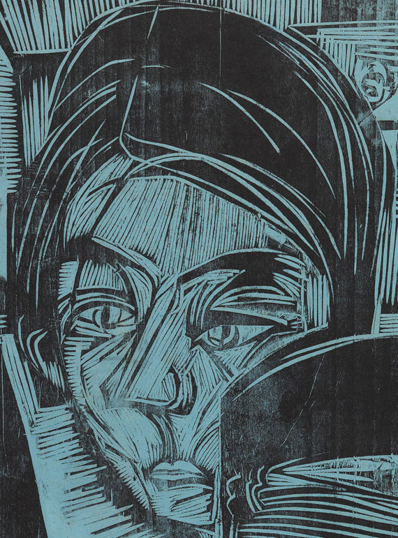 Ernst Ludwig Kirchner - Bauernpaar in der Hütte (Andres und Annamargret Müller) - 