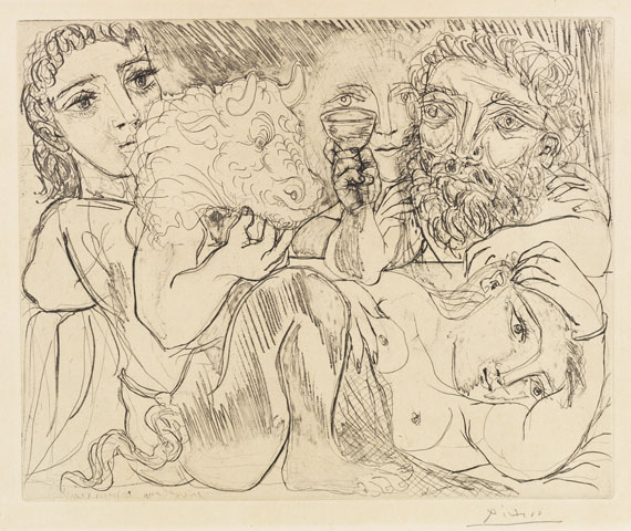 Pablo Picasso - Marie-Thérèse rêvant de métamorphoses