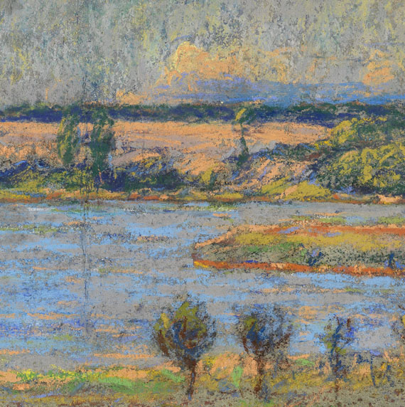 Christian Rohlfs - Teich am Abend - 
