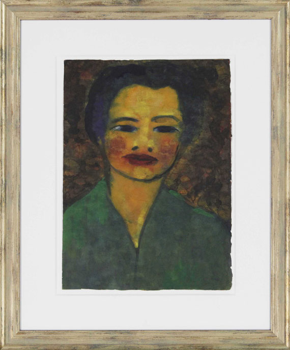 Emil Nolde - Frauenporträt - Frame image