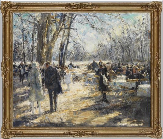 Otto Pippel - Ostern im Englischen Garten in München - Frame image