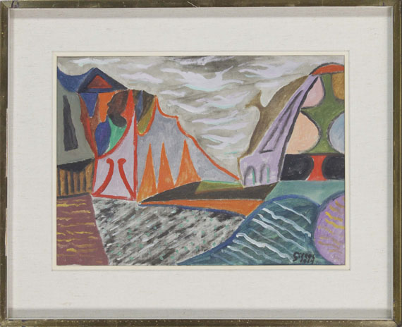 Werner Gilles - Ischia Schlucht - Frame image