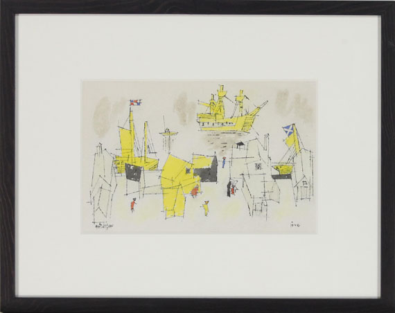 Lyonel Feininger - Wharf - Frame image