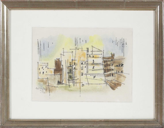 Lyonel Feininger - Neubauten - Frame image