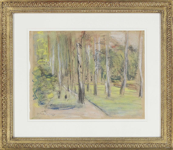 Max Liebermann - Die Birkenallee in Wannsee nach Nordwesten - Frame image
