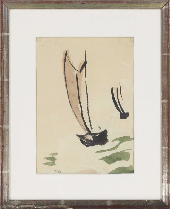 Emil Nolde - Dschunke - Frame image