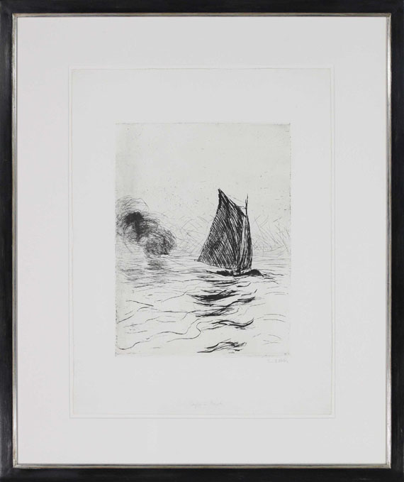 Emil Nolde - Segler und Rauch - Frame image