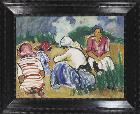 Arthur Segal - Frauen im Feld - Frame image