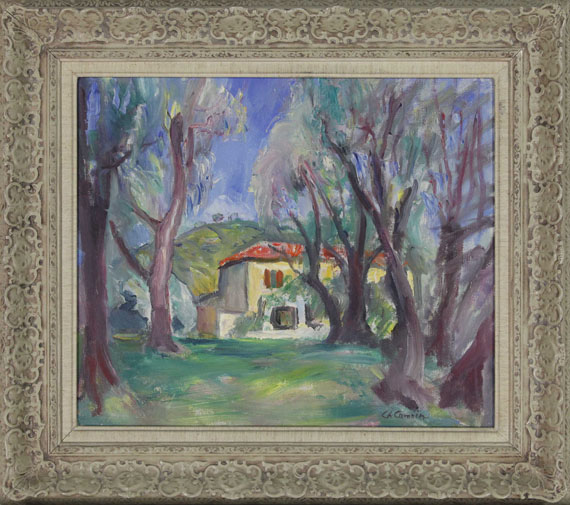 Charles Camoin - Mas fleuri entre les oliviers à Giraut - Frame image