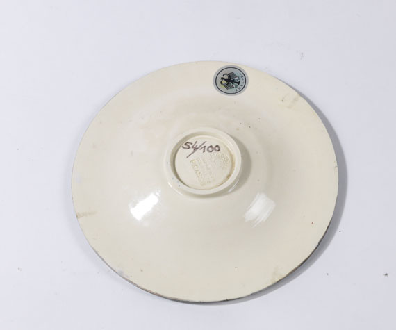 Pablo Picasso - Dishevelled woman - Back side