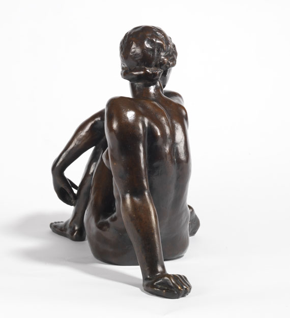 Fritz Klimsch - Kleine Schauende - Back side