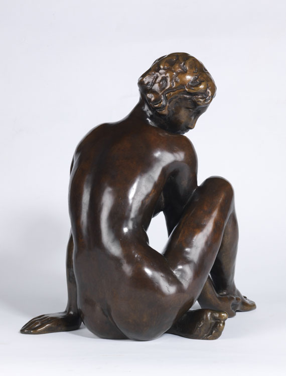 Fritz Klimsch - Beschaulichkeit - Back side