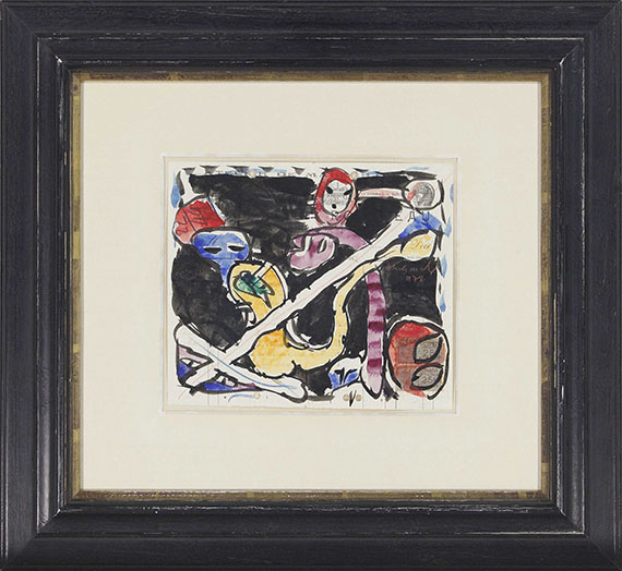 Pierre Alechinsky - Ohne Titel - Frame image