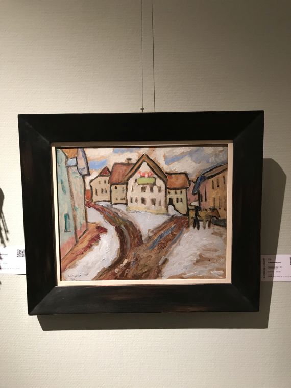 Gabriele Münter - Tauwetter im Dorf (Murnau) - 