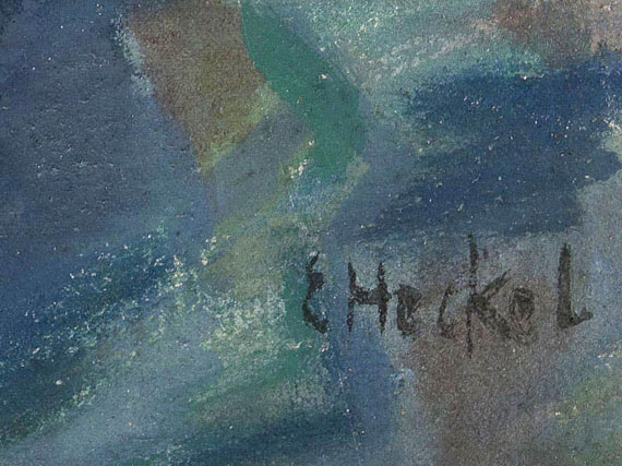 Erich Heckel - Hafeneinfahrt - 