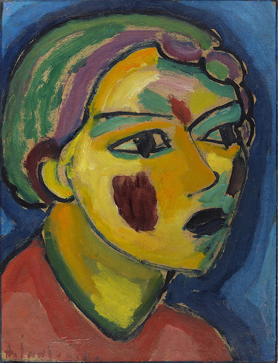 Alexej von Jawlensky - Dichterin (Mystischer Kopf)