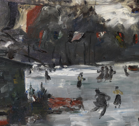 Lovis Corinth - Eisbahn im Berliner Tiergarten