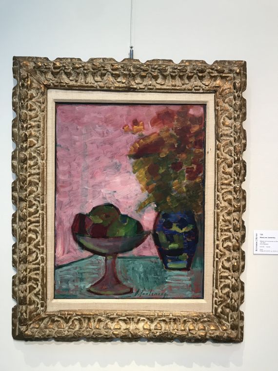 Alexej von Jawlensky - Stillleben mit Fruchtschale und Blumenvase - 