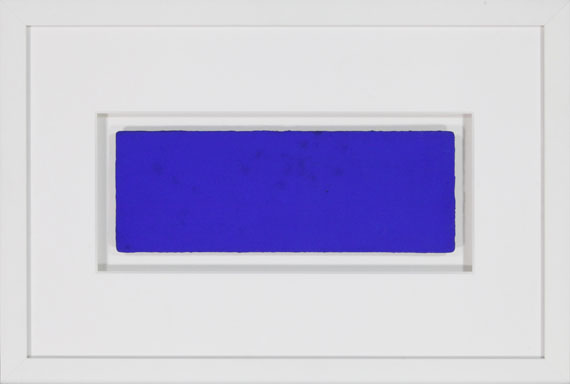 Yves Klein - Monochrome bleu sans titre (IKB 316) - Frame image