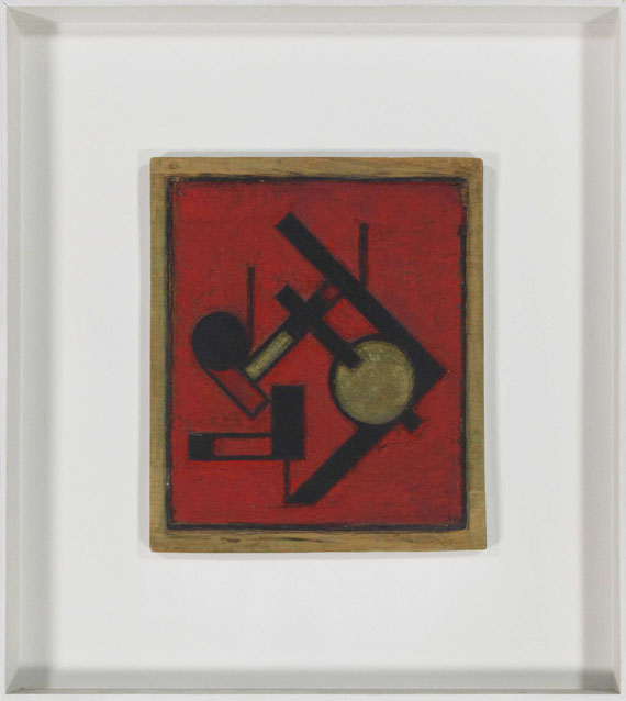 Erich Buchholz - Winkel mit Goldkreis (PLT 082) - Frame image