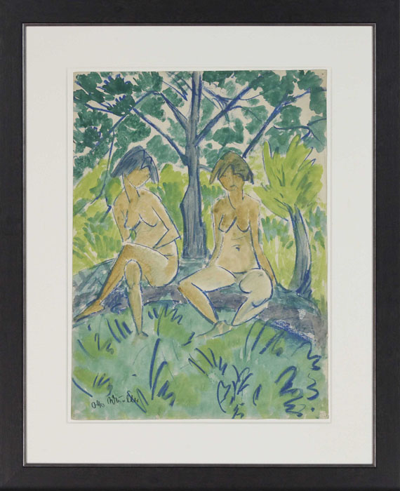 Otto Mueller - Zwei Mädchenakte - Frame image