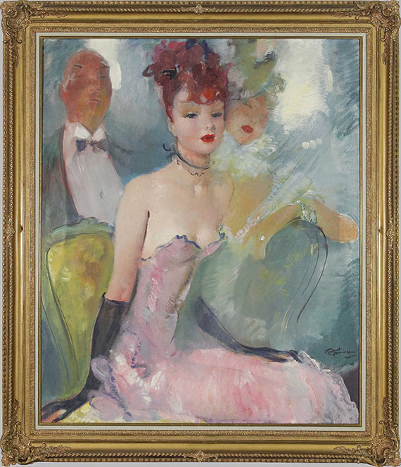 Jean-Gabriel Domergue - La Loge - Frame image