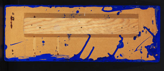 Yves Klein - Monochrome bleu sans titre (IKB 316) - Back side