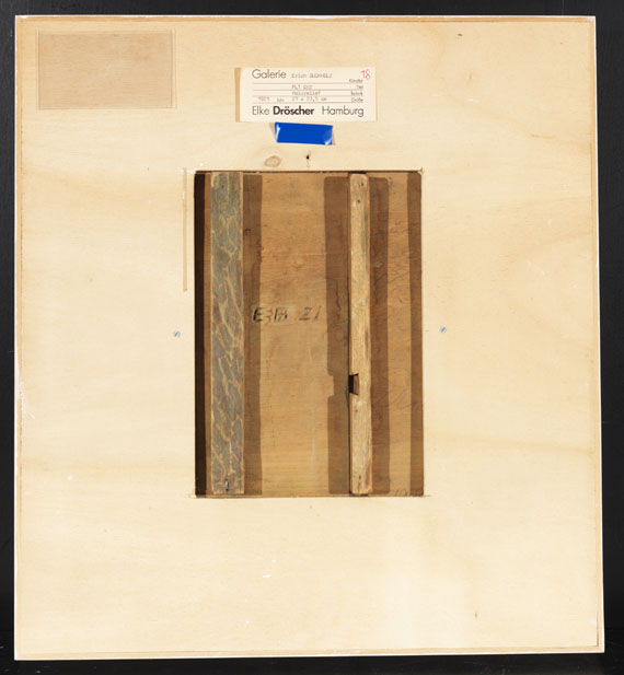 Erich Buchholz - Winkel mit Goldkreis (PLT 082) - Back side