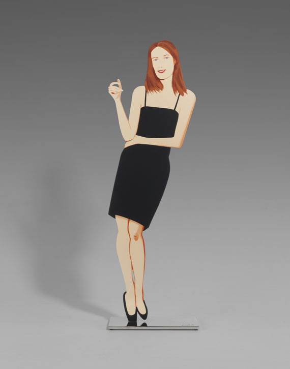 Alex Katz - Black Dress 4 (Sharon) - 
