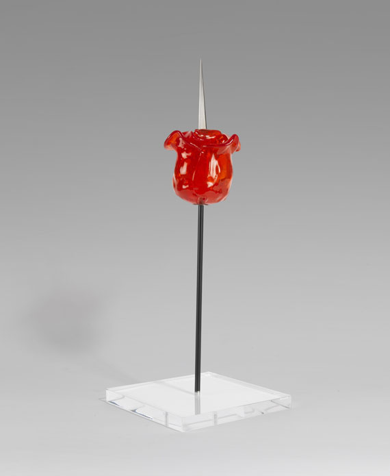 Renate Bertlmann - Discordo Ergo Sum, Knife Rose - 