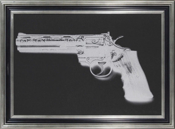 Russell Young - Elvis TCB Gun - Frame image