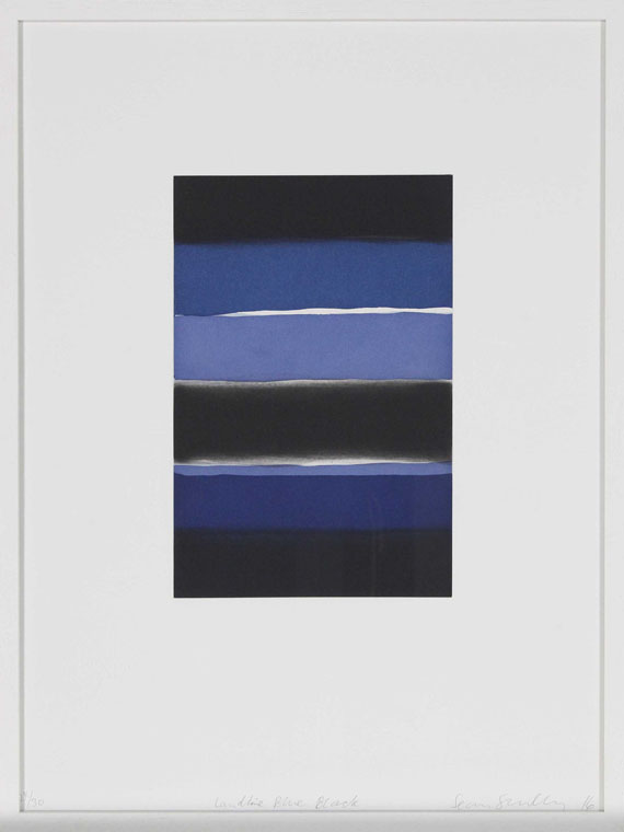 Sean Scully - Landline Blue Black - Frame image