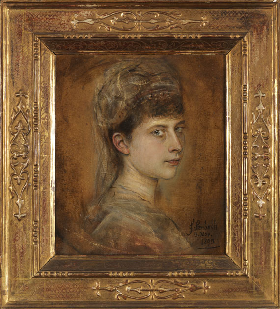 Franz von Lenbach - Charlotte von Meiningen, Prinzessin von Preussen - 