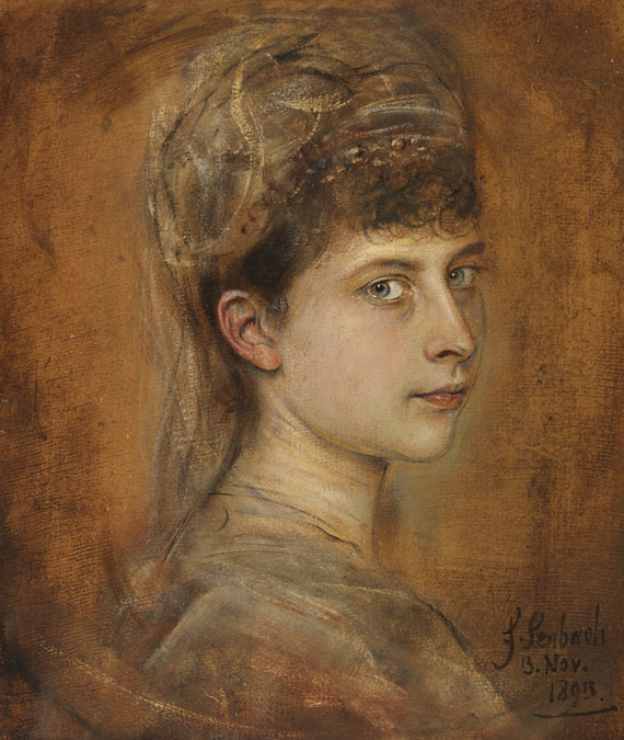 Franz von Lenbach - Charlotte von Meiningen, Prinzessin von Preussen