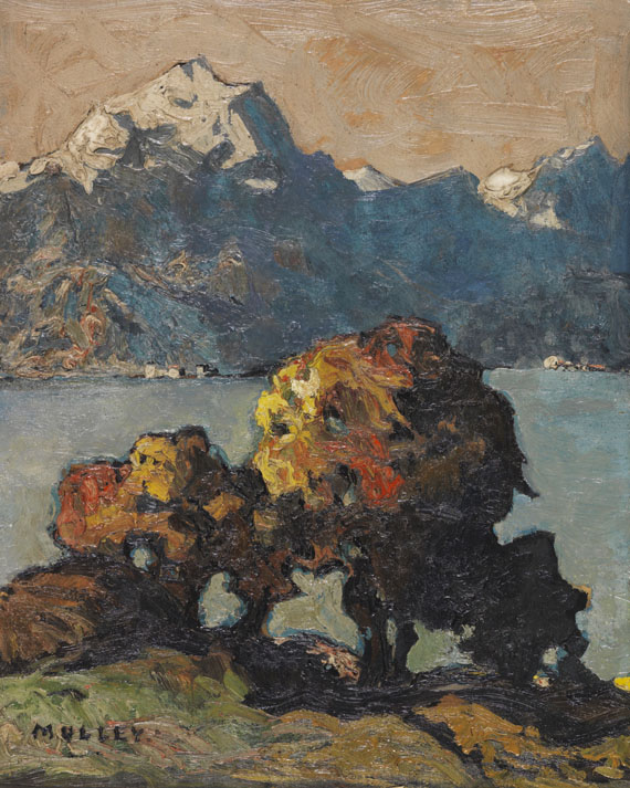 Oskar Mulley - Herbstlicher Blick über den Gardasee