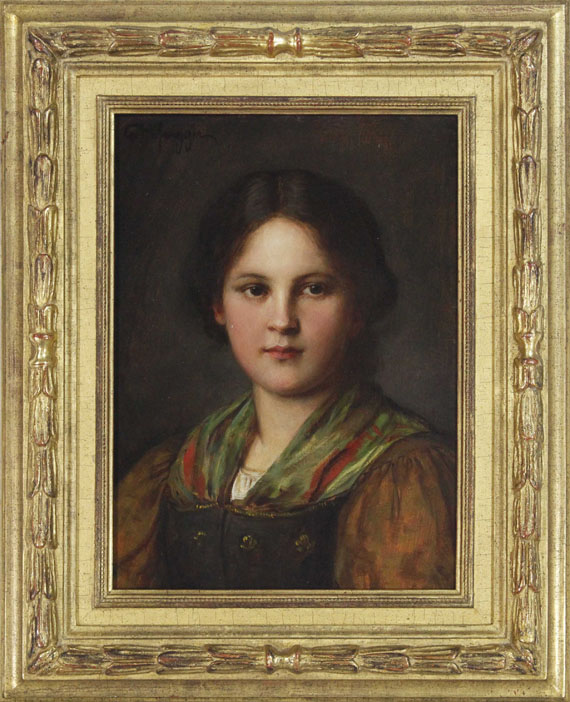 Franz von Defregger - Bauerndirndl - Frame image