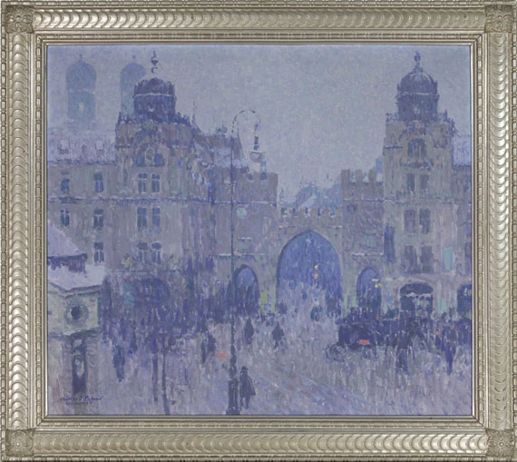 Charles Johann Palmié - Am Karlstor, München - Frame image