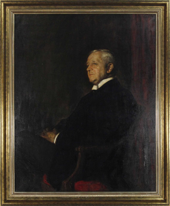Carl von Marr - Porträt Richard Bestehorn - Frame image