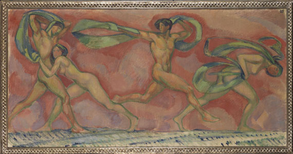 Ludwig von Hofmann - Tanzfries - Frame image
